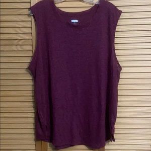 Old Navy Burgundy muscle tank style top XXL